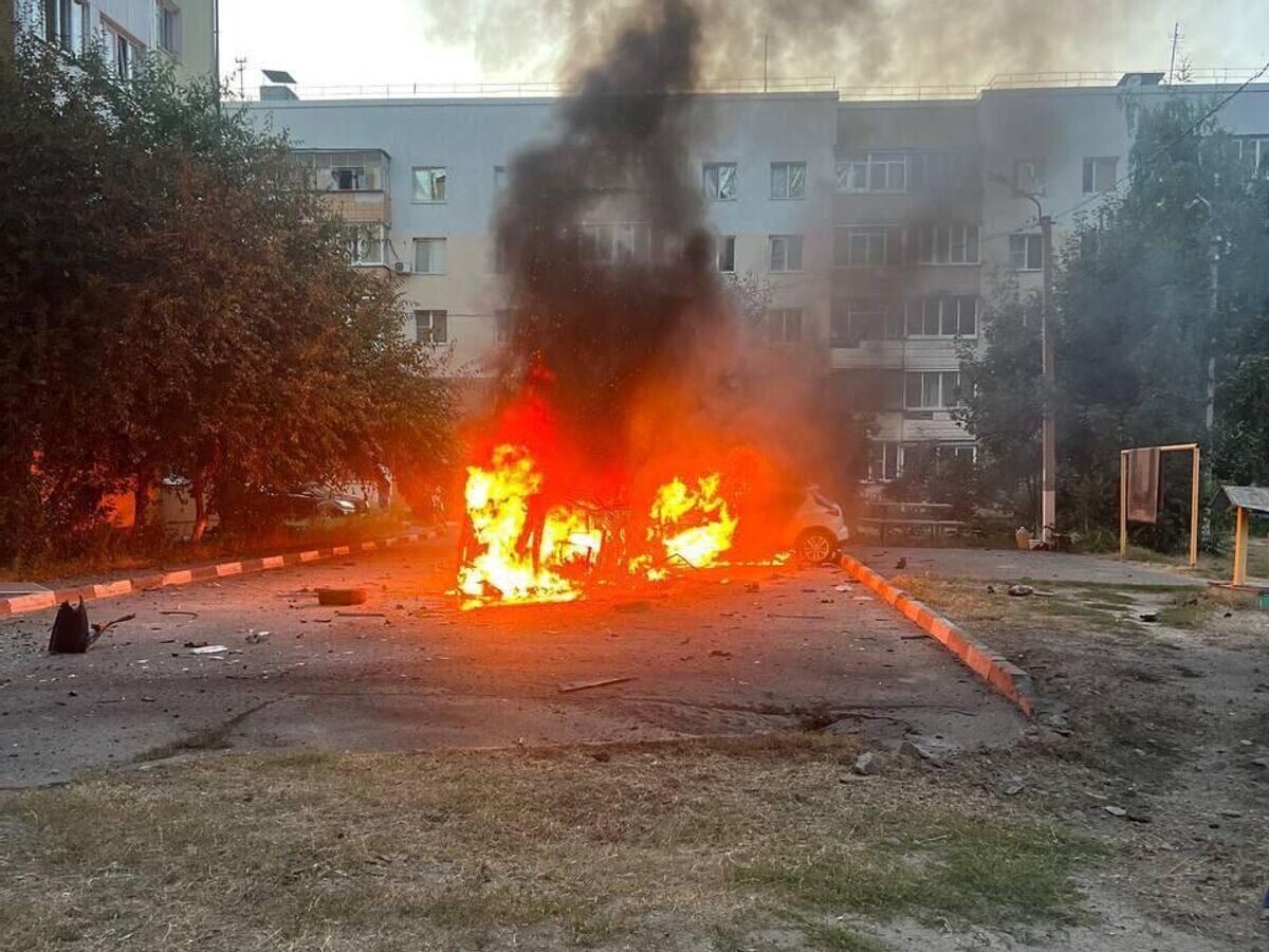    Ситуация в Шебекино после обстрела ВСУ© Фото : Аккаунт Губернатора Белгородской области Вячеслав Гладкова