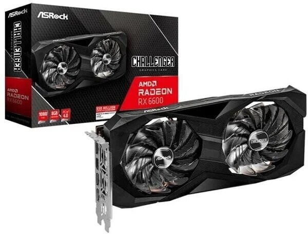 ASRock AMRX6600 Challenger D 8GB GDDR6 128bit HDMI 3xDP