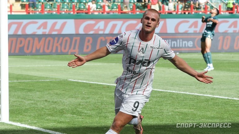    Сергей Пиняев («Локомотив») стал автором первого гола РПЛ в сезоне-2024/25.Александр Федоров