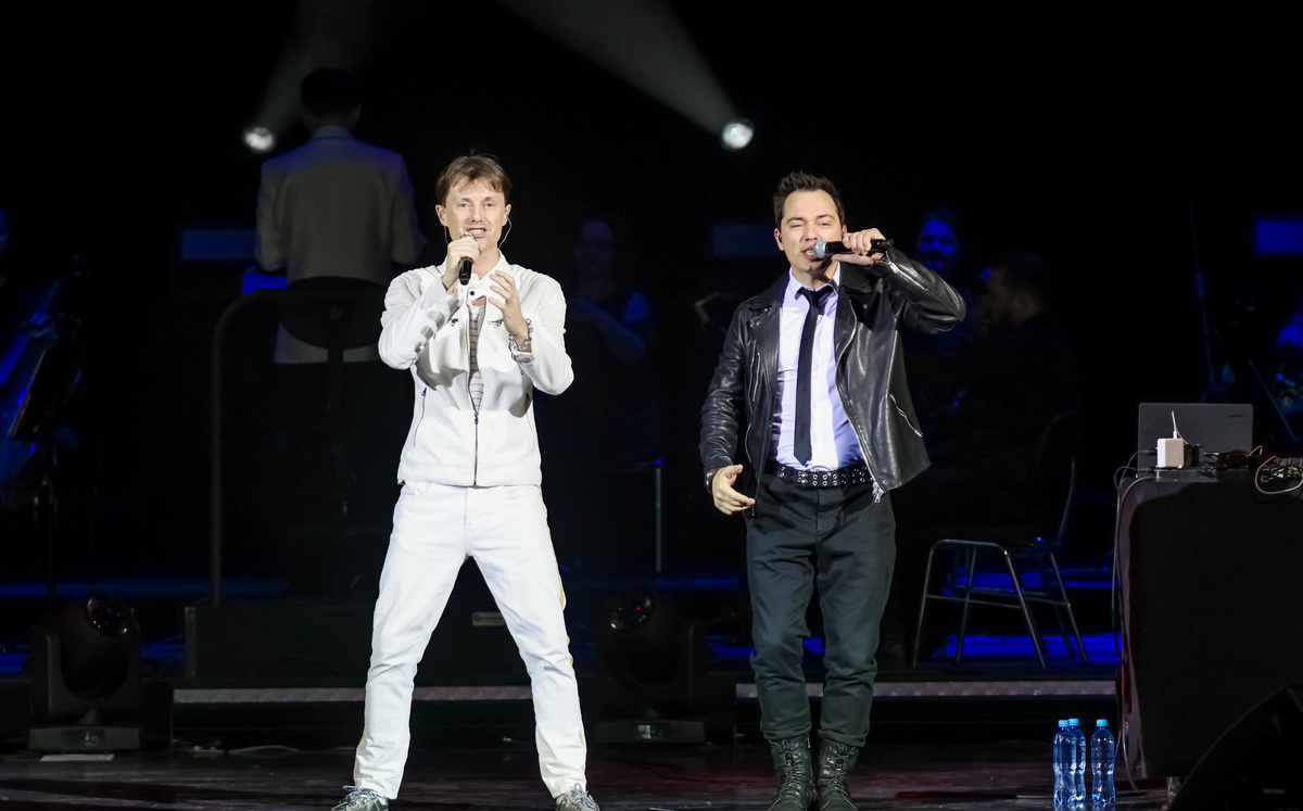 Сергей Арутюнов и Родион Газманов.