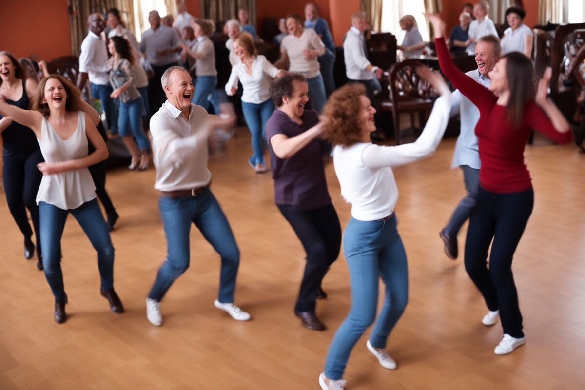 Радость от общения и танцев