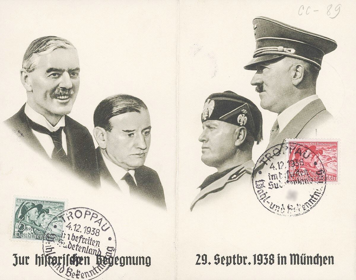 Участники  «Мюнхенского сговора» 1938 г.