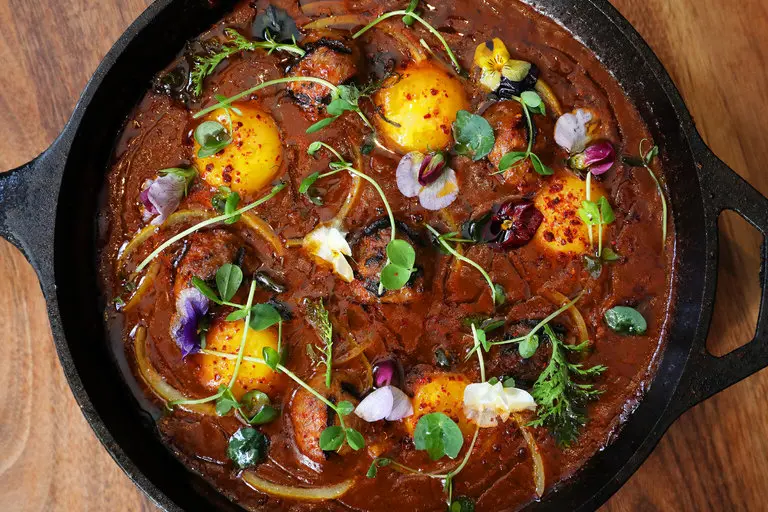 Марокканская шакшука от Мурада Лалу