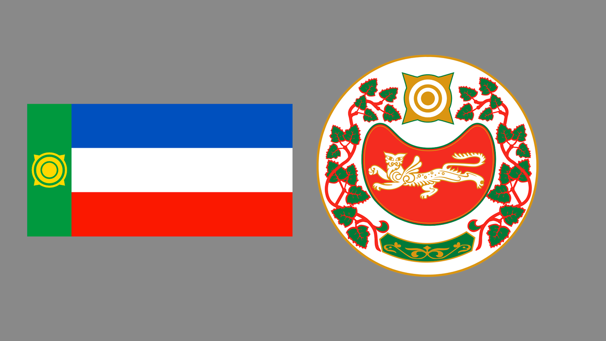Флаг и герб Хакасии