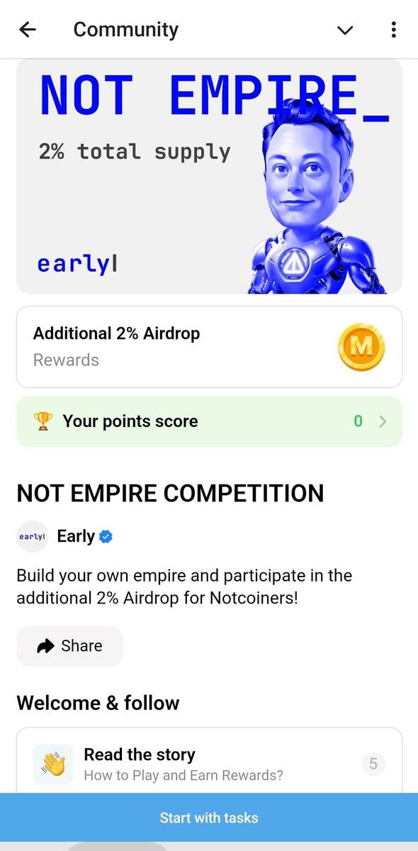 Квесты и задания в Notcoin 2.0