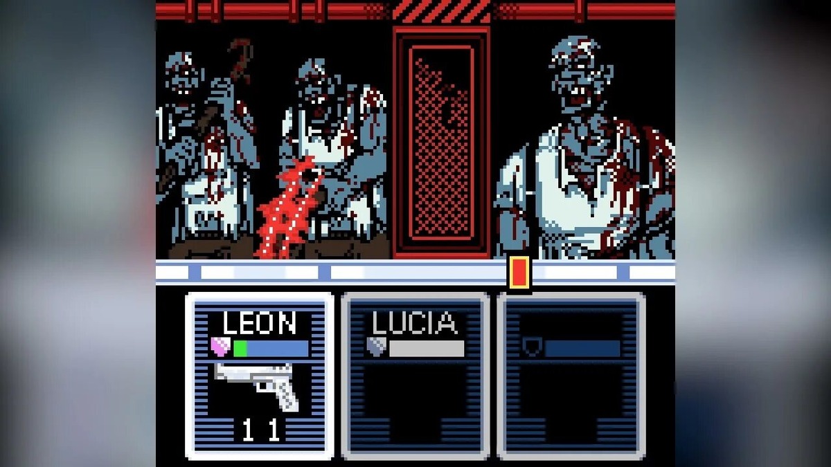 Попасть надо по этим белым полоскам, а лучше по голубым