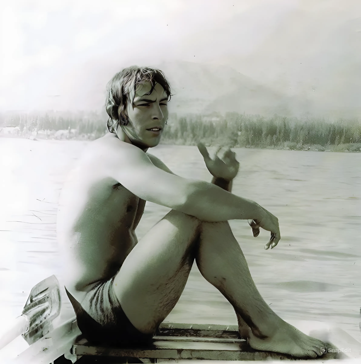 Шура. Иссык Куль. 1978г. Фото автора.