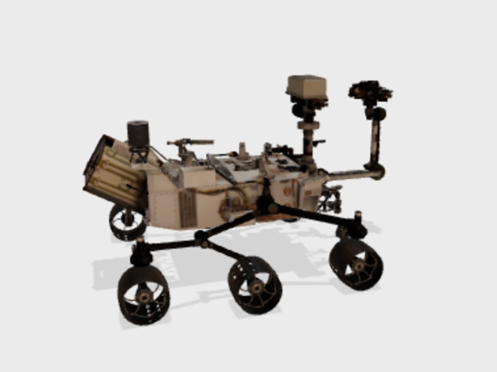 3Д модель марсохода Curiosity. NASA