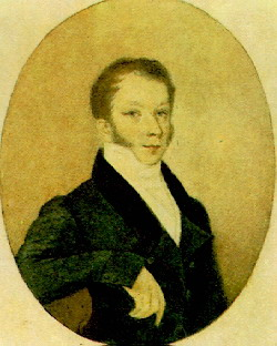 Молодой Одоевский на зарисовке В. Тропинина. Фото: Wikimedia