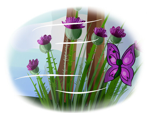 Бабочка Виолетта