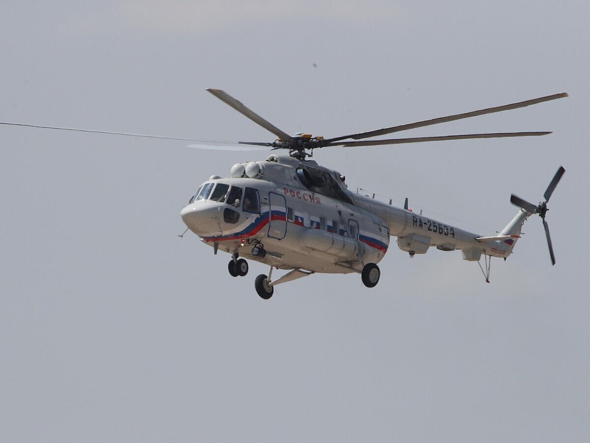    Вертолет Ми-8МТВ-1С специального летного отряда "Россия"© РИА Новости / POOL/Сергей Карпухин