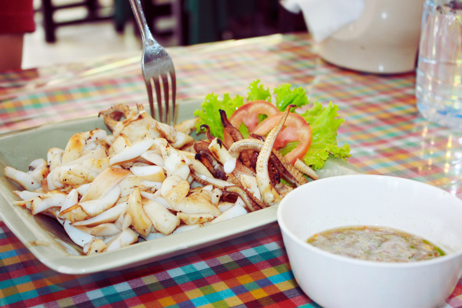 Рецепты с кальмарами. Кальмары на гриле. Рецепты. Вкусно.