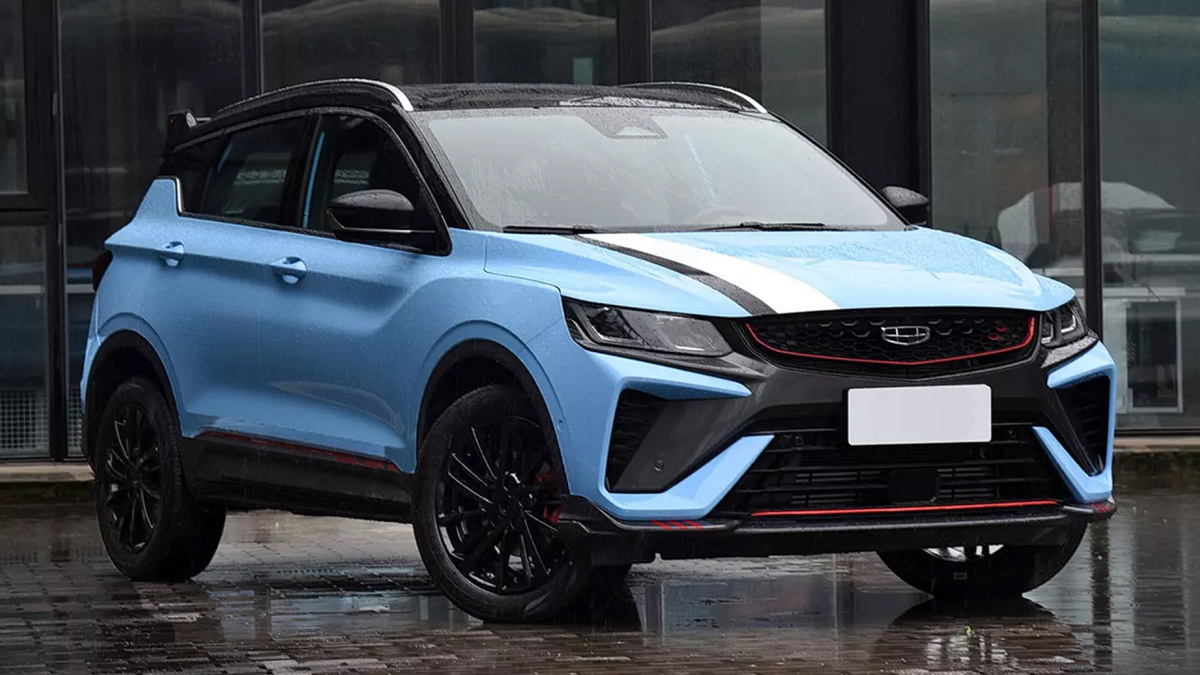 Geely Coolray NEW в голубом цвете — любовь, от которой пришлось отказаться. Фото взято из интернета.