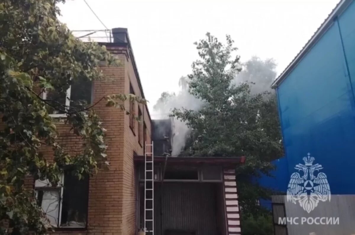    В Челябинске произошел пожар на производстве в Металлургическом районе