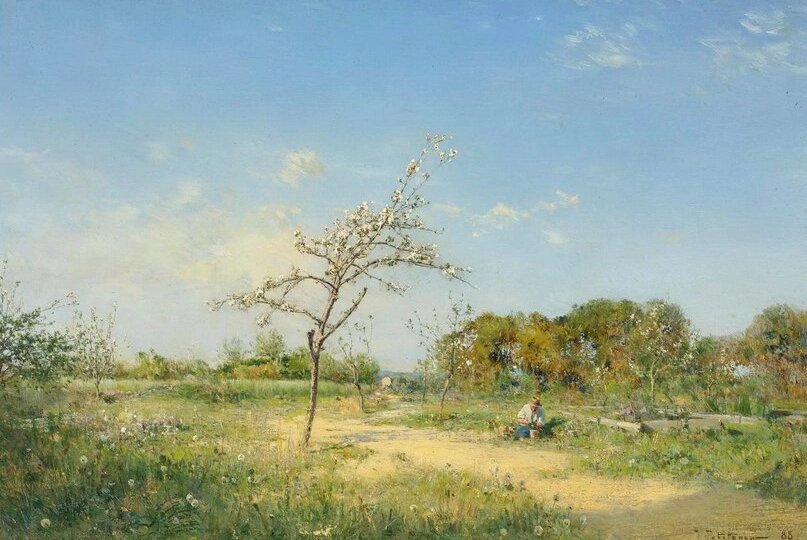 Удивительные по красоте и свежести колорита маленькие пейзажи Ивана Павловича Похитонова