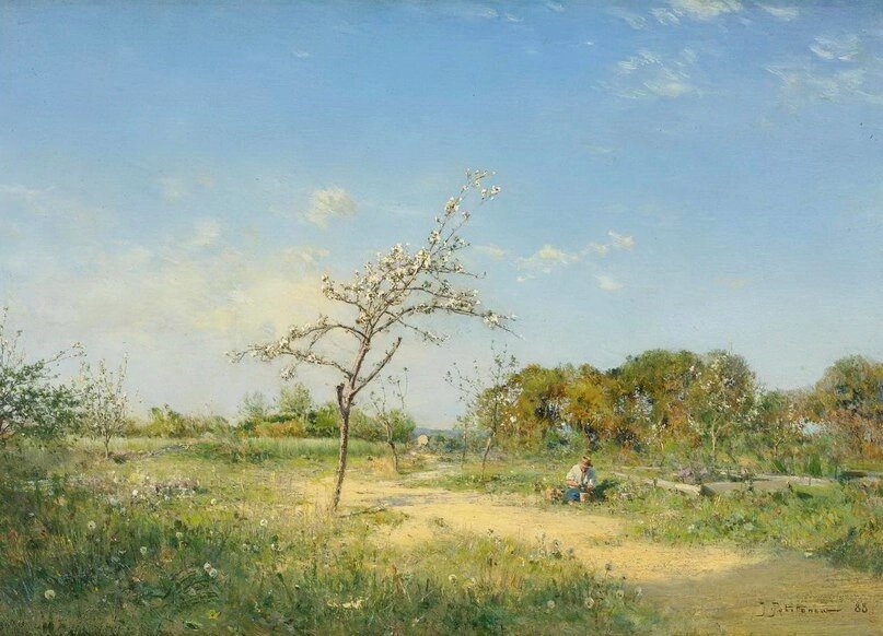 Похитонов И.П. Весна. 1888, д. м., 18х26 см