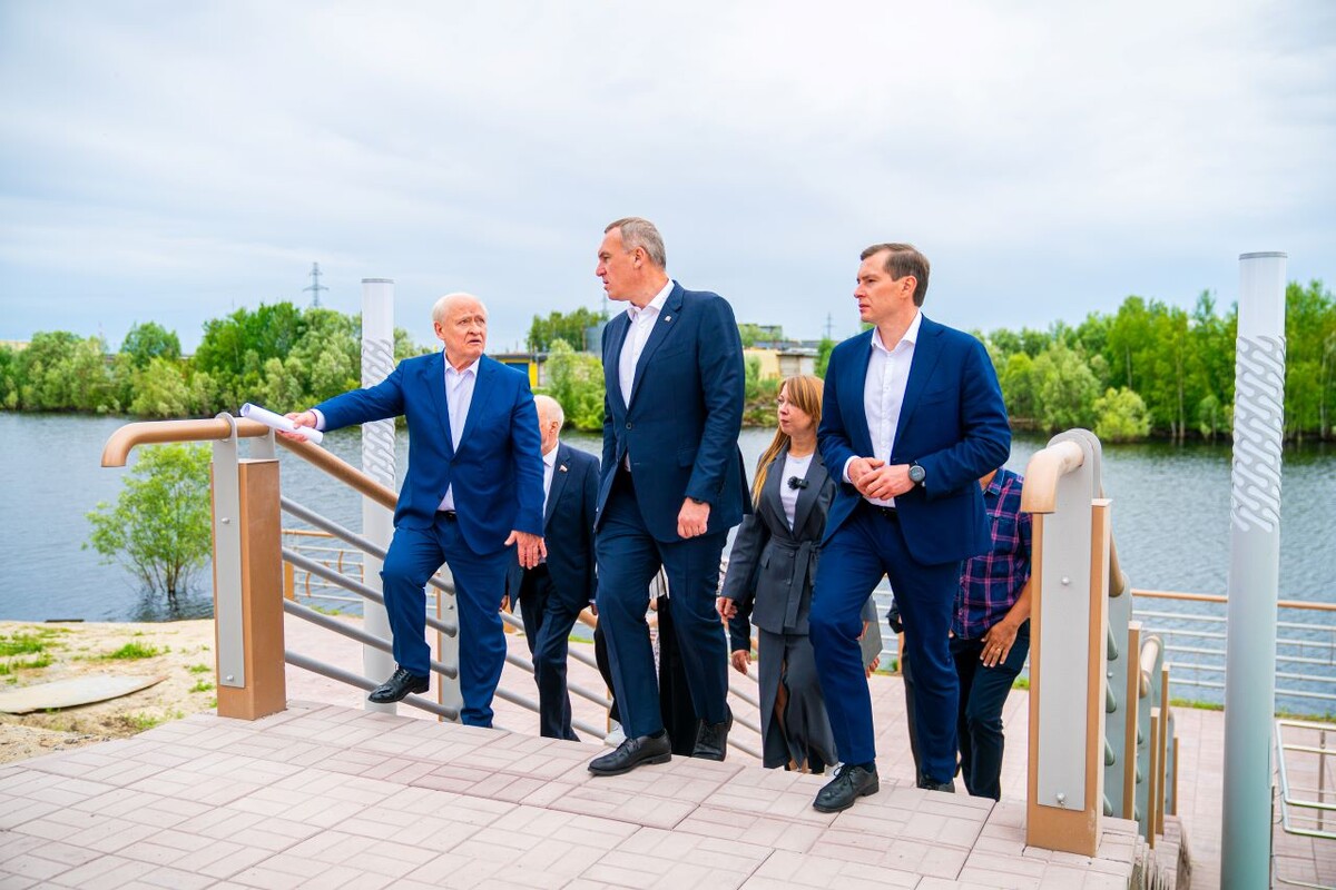    Руслану Кухаруку показали излюбленное место прогулок жителей Излучинска