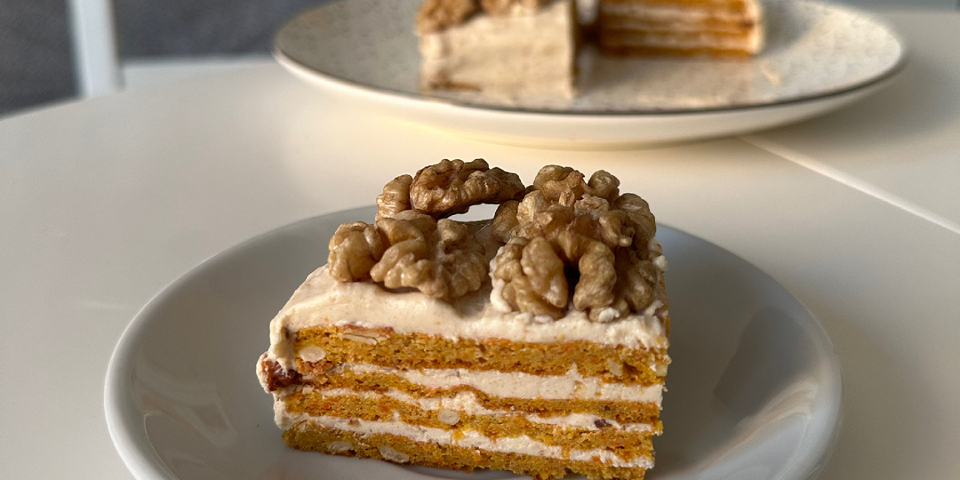 Морковный торт без заморочек! Идеальный вариант завтрака для выходного дня