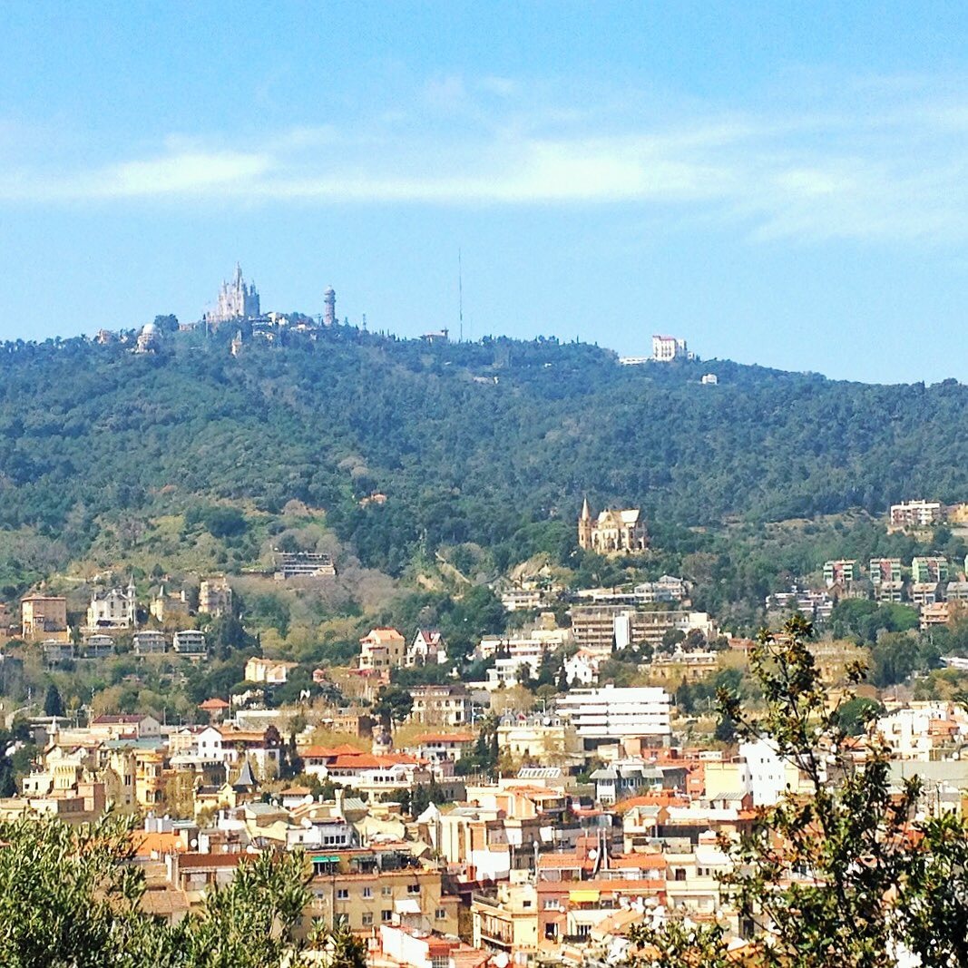 Вид из парка Parc del Turó del Putxet