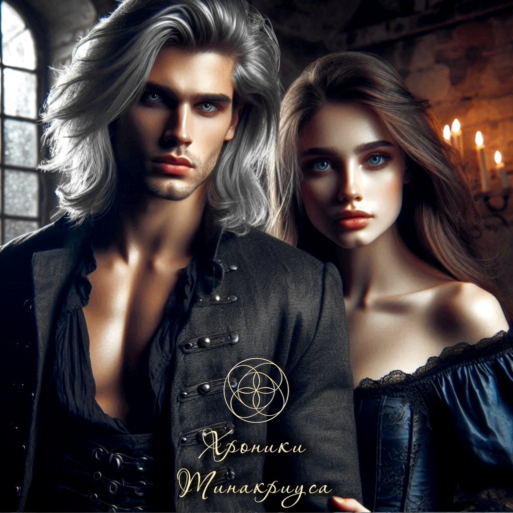 Анна и Эйдан из романа "Хроники Тинакриуса" (арт Ники Феликс)