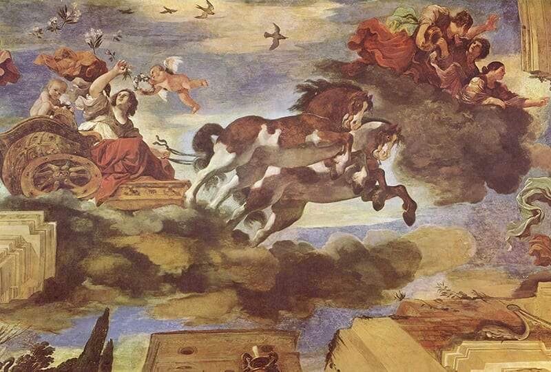 Эос (Аврора), богиня утренней зари, Гверчино, 1691 г.