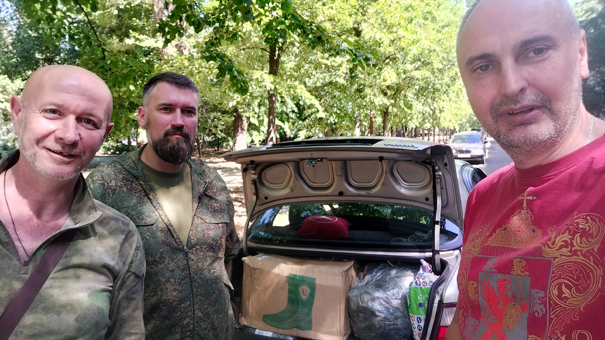 График пребывания в Донецке тоже был плотным.