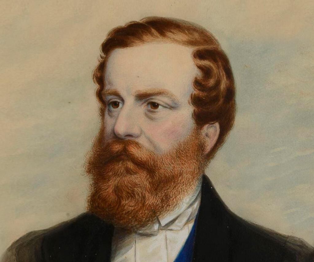 Генри Пелхэм Файнс Пелхэм-Клинтон, пятый герцог Ньюкасл при Лайме (1811-1864). Худ. Д. Баррабл.