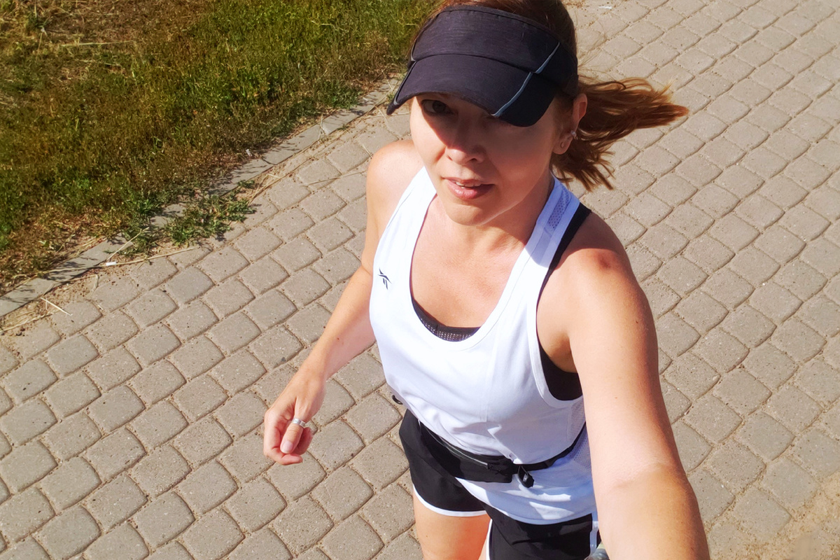 Ваша ватор на пробежке в июле