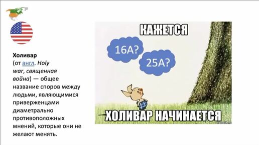 Электрик в США. 16 или 25 У нас есть в правилах- какой автомат ставить на медь 2,5 кв. мм