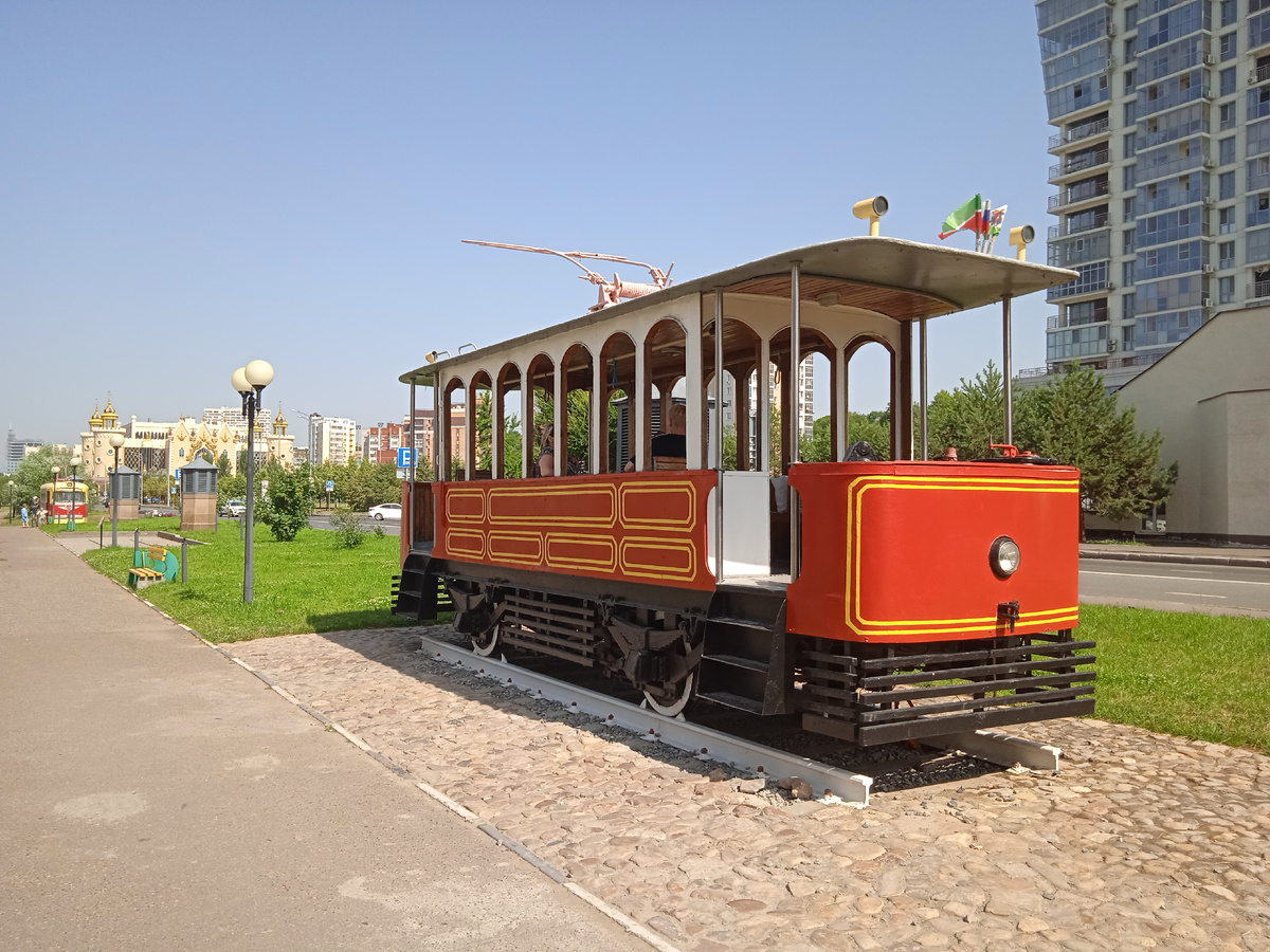 Первый казанский электрический трамвай. Фото автора.
