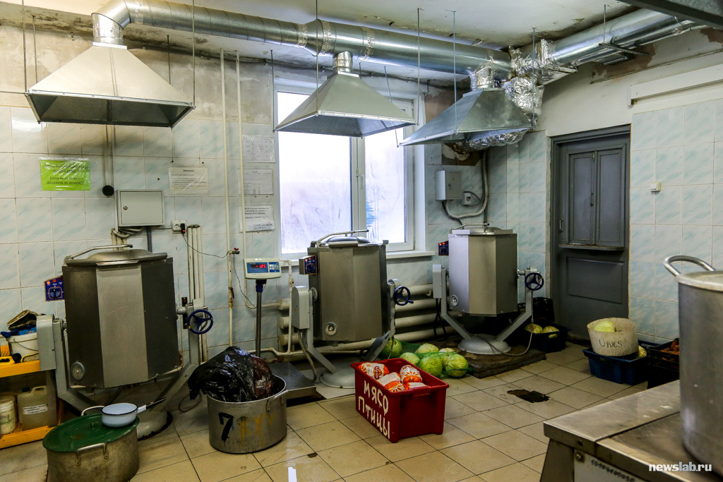 Типичная кормокухня (в данном случае, если верить авторам – в зоопарке). / Фото с просторов. Водяной знак, тем не менее, ни о чём не говорит.