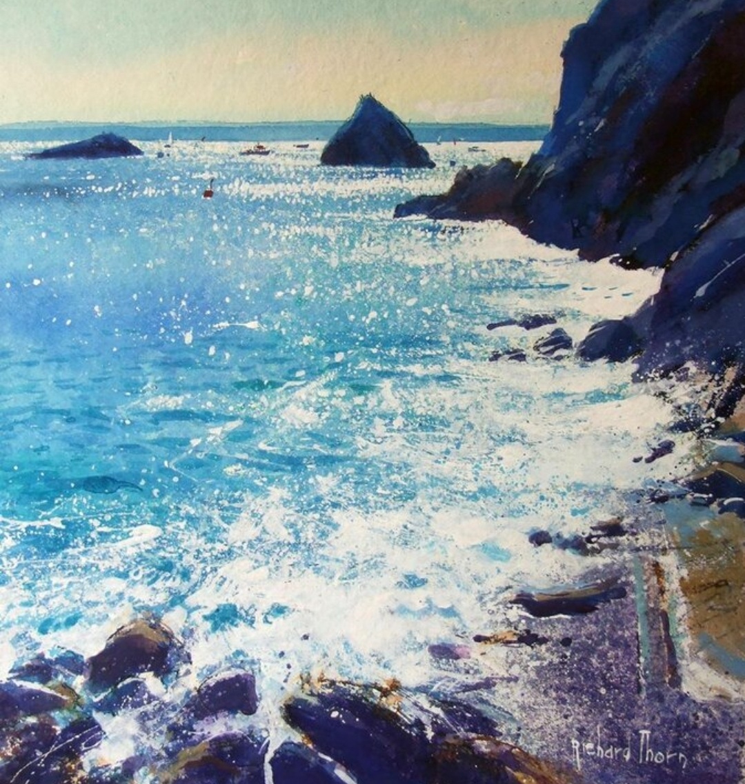 Ленивый прибой. Художник Ричард Торн