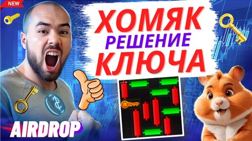 Hamster kombat ключ решение головоломки сегодня. Как пройти мини игру