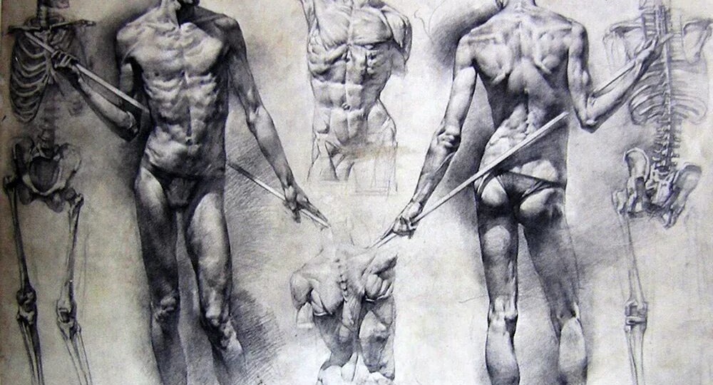 Академический рисунок. Страх. Ненависть. Принятие. Признание.