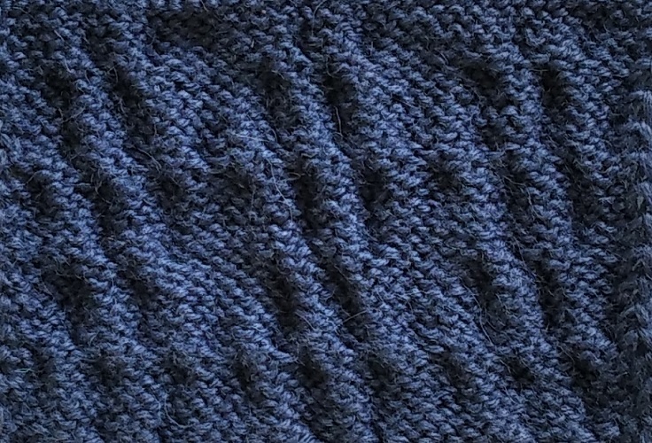 Изнаночная сторона узора