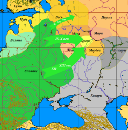 Славянское расселение на северо-восток