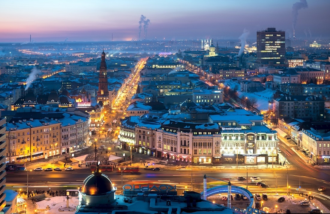 Казань. Главные улицы