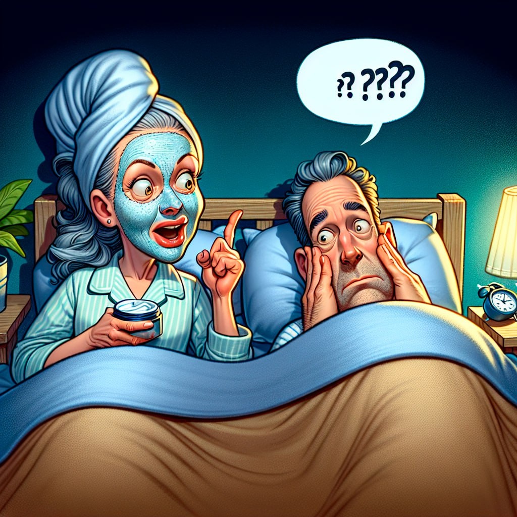 Анекдот, карикатура, смешной рисунок про бессонницу и зло: "Зло никогда не дремлет"