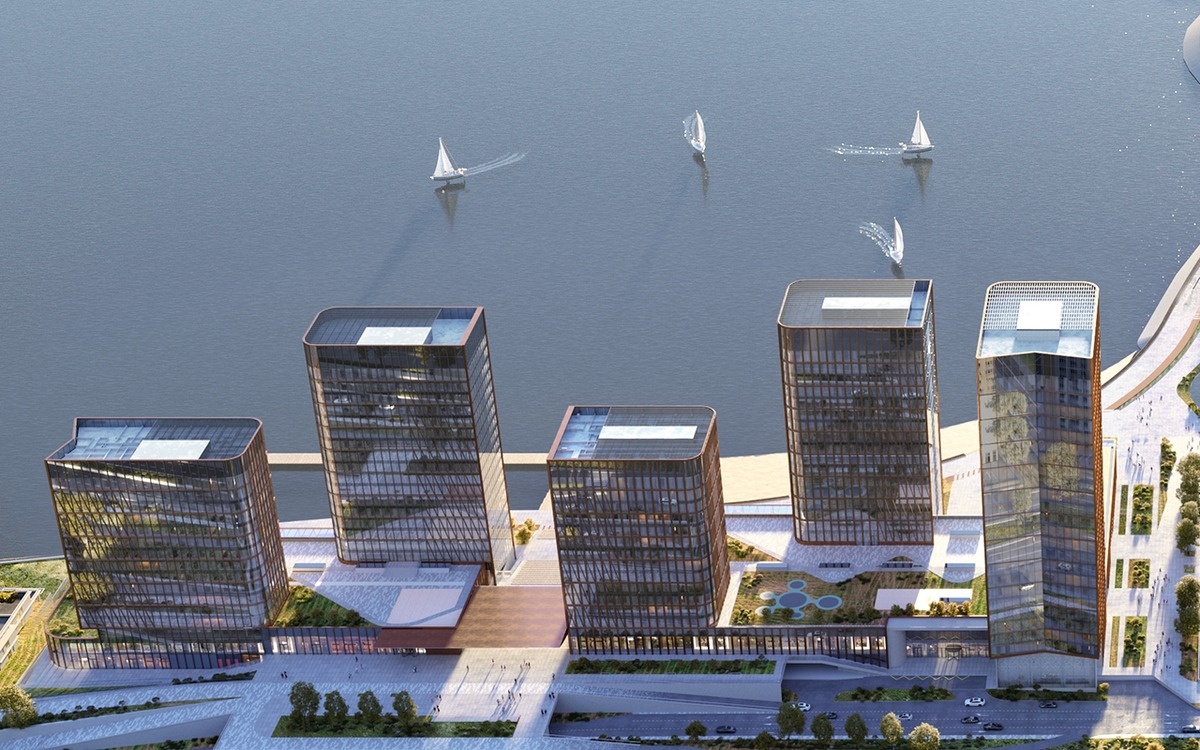 Вот такие гостиничные комплексы будут на берегу Казанки. Лепота! Источник: Яндекс.Картинки