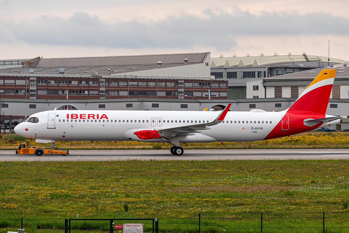 Первый Airbus A321XLR в ливрее авиакомпании IBERIA. Фото: Airbus