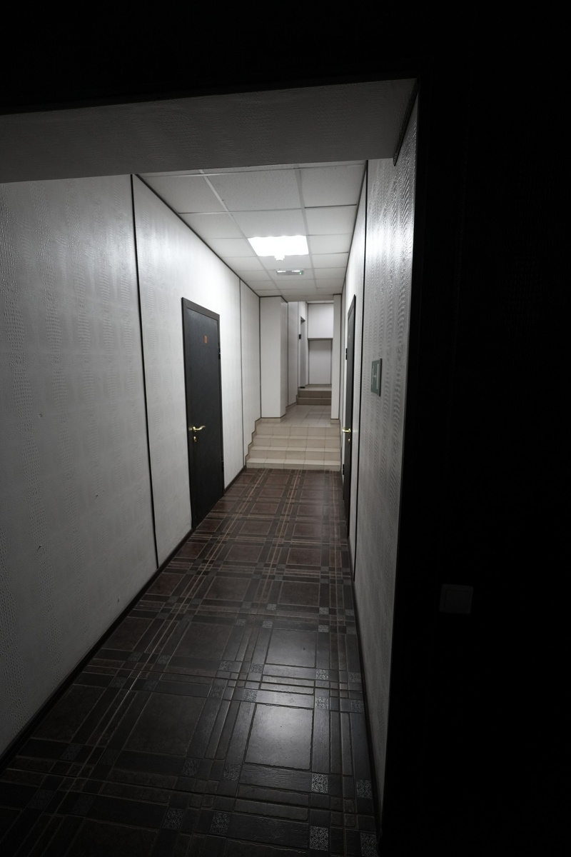 Проходите по коридору прямо и направо