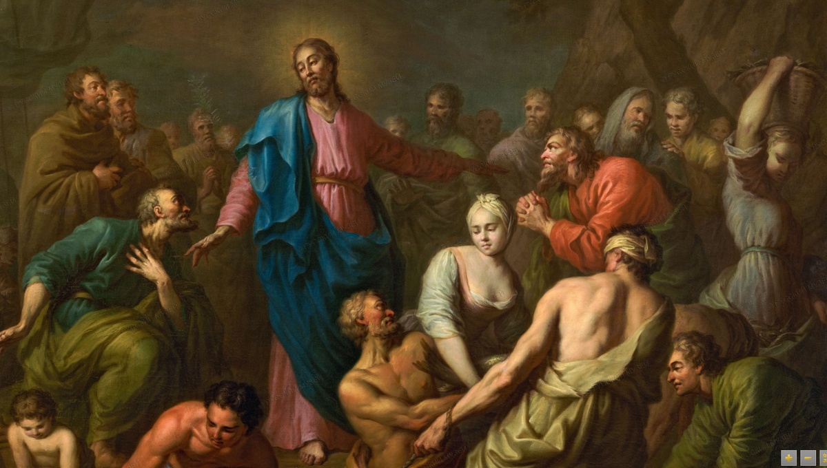 Лосенко А. П. 1737, Глухов, Черниговская губ. – 1773, Санкт-Петербург
Чудесный улов рыбы / фрагмент