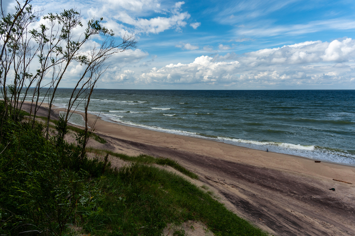 Куршская коса. Балтийское море