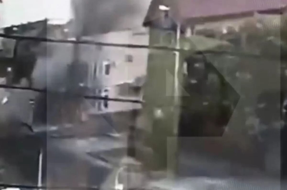    На видео попал момент взрыва в ТЦ в Апшеронске