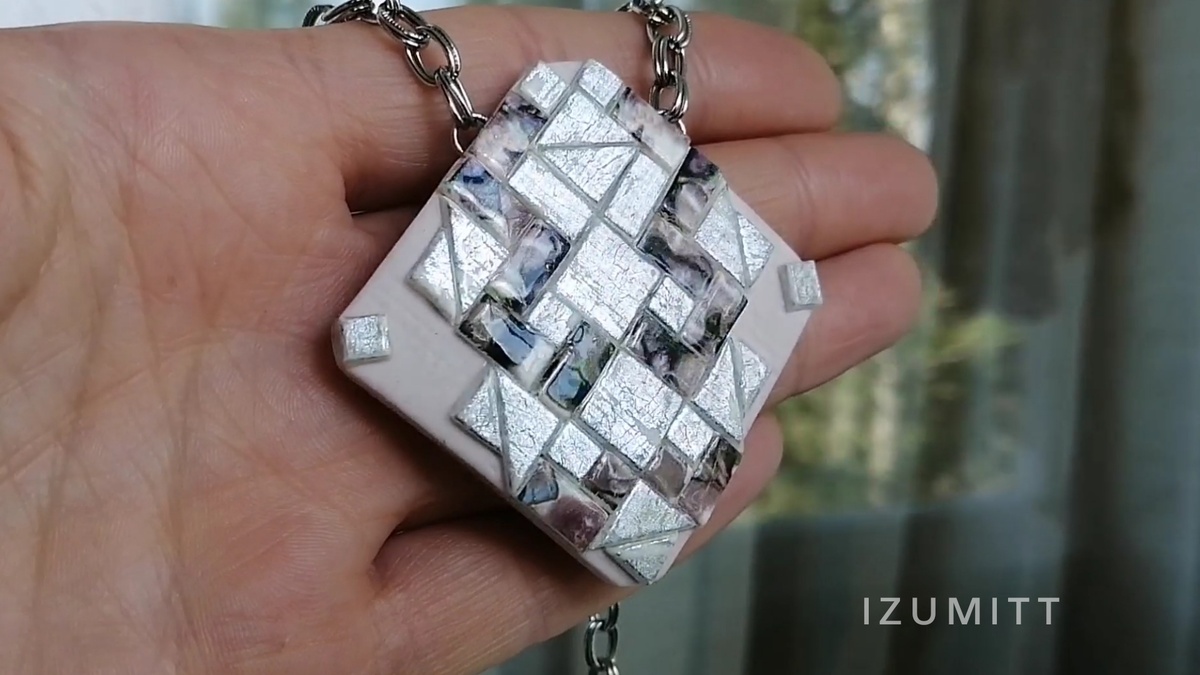 Мозаика из холодного фарфора