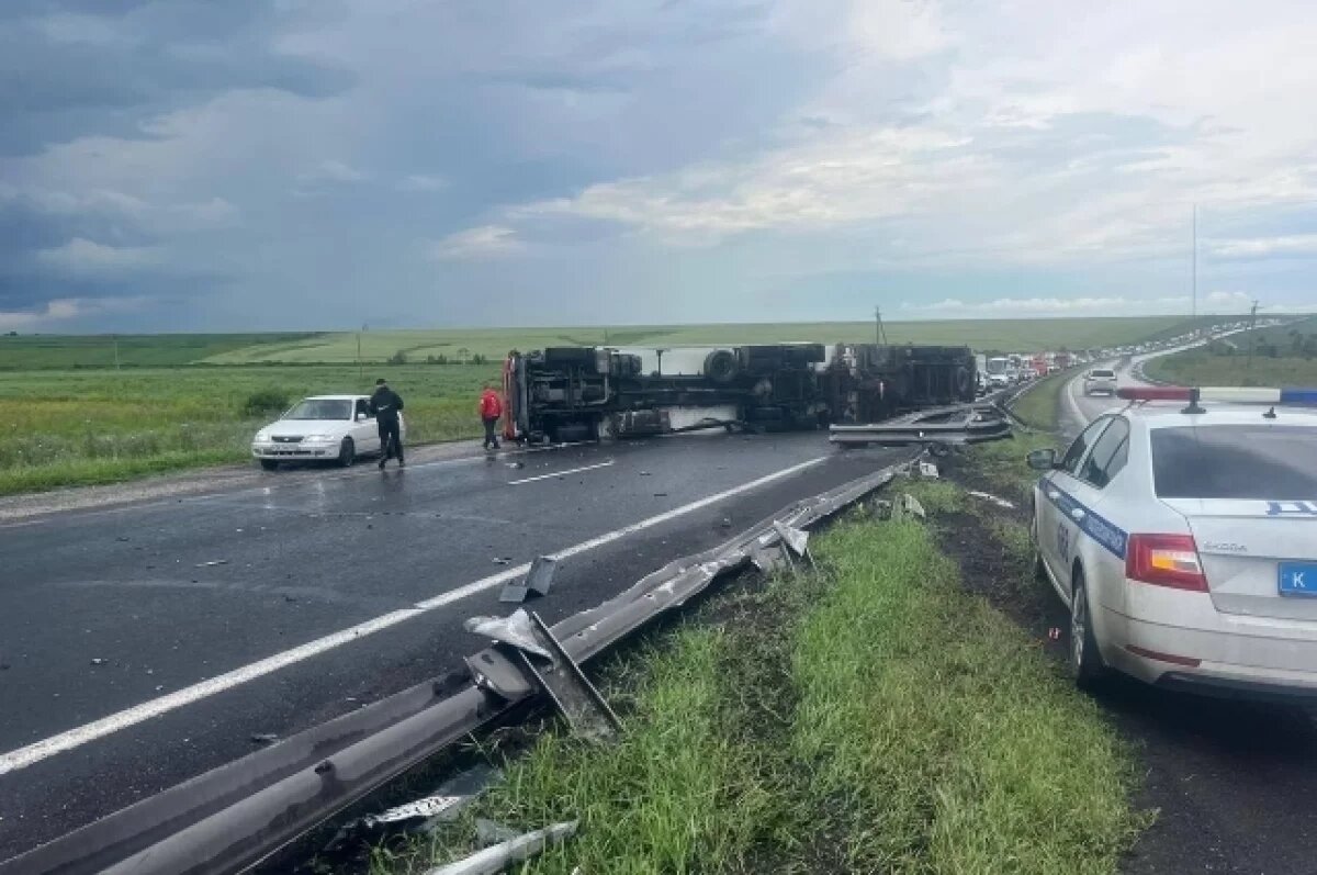    На трассе «Кемерово-Новокузнецк» временно ограничили движение транспорта