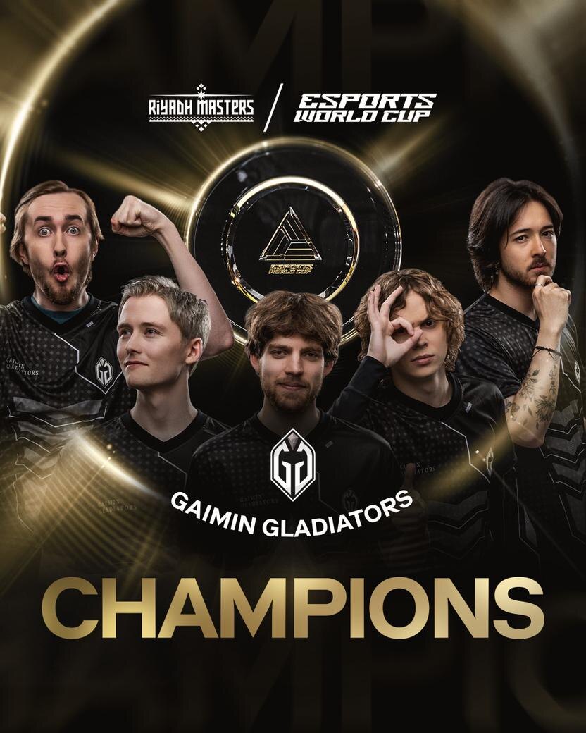     Gaimin Gladiators стала чемпионом Riyadh Masters 2024