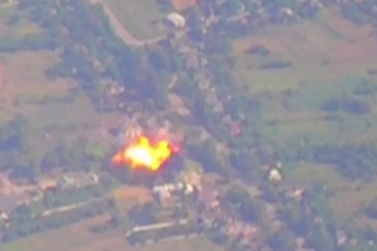    ВС РФ ударом ФАБ-3000 уничтожили пункт дислокации Нацгвардии Украины