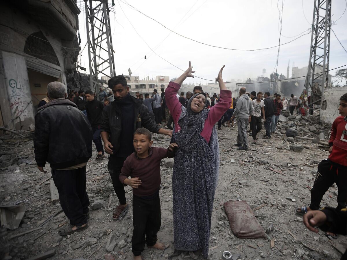    Последствия разрушений в секторе Газа© AP Photo / Mohammed Dahman