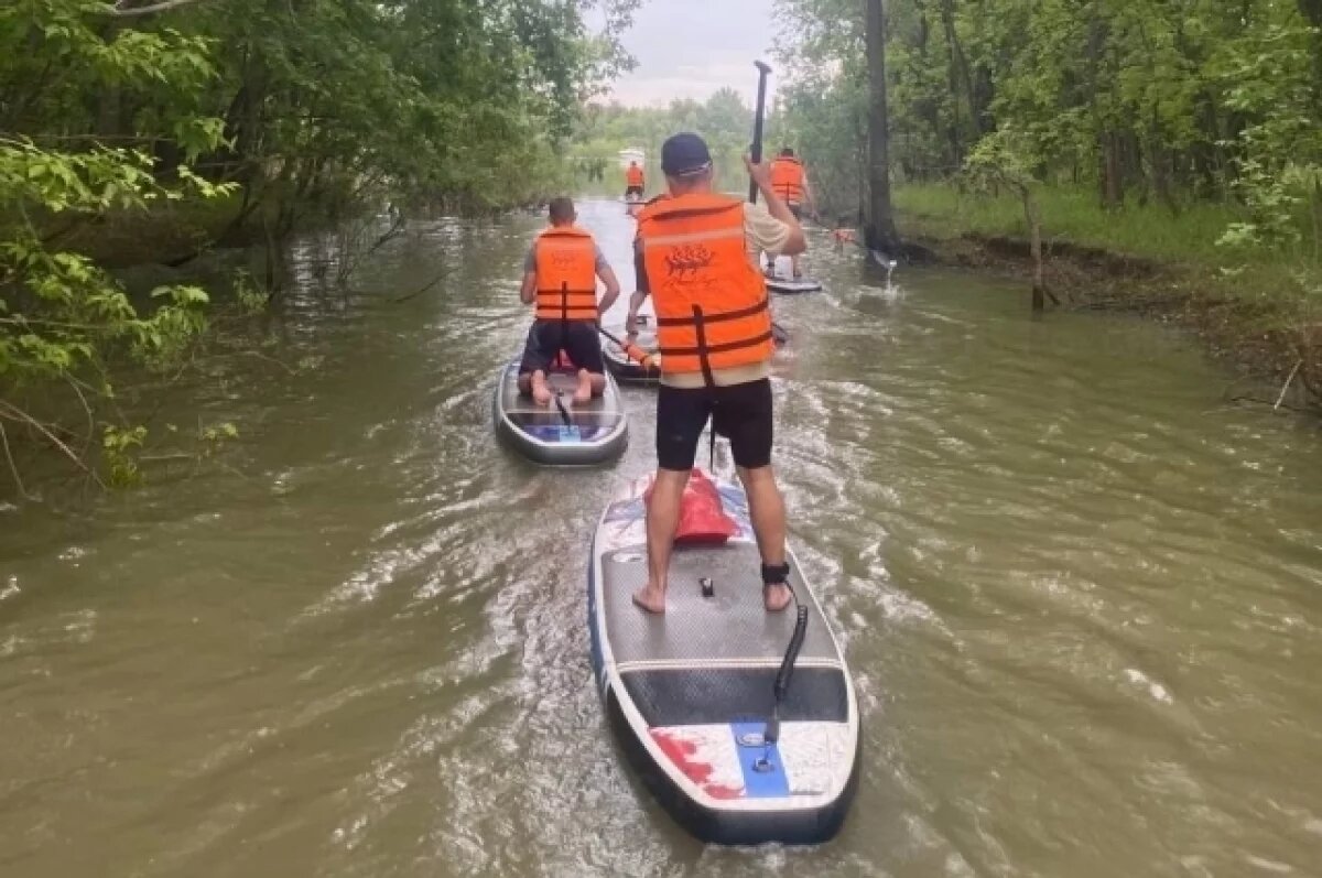    Водное катание становится всё популярнее.